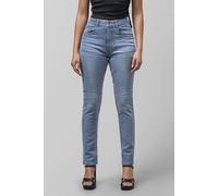 Enorsia Women's High Waist Slim Fit Jeans in Light Blue | Size: 18