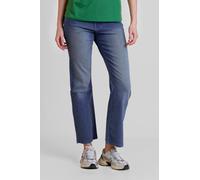 Enorsia Women's High Waisted Flared Jeans in Dark Blue | Size: 8 Enorsia Dark Blue 8