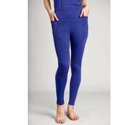 Enorsia Women's High Waisted Full Length Active Leggings in Navy | Size: 14