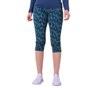 Enorsia Womens High-Waisted Printed Cropped Leggings with Elasticated Waistband - All Over Spot Print - Skinny Fit for Comfortable Wear(Navy, 18)