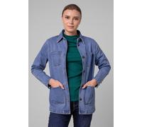 Enorsia Women's Indigo Blue Casual Denim Jacket | Size: 10 Enorsia Blue 10