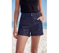Enorsia Women's Indigo Denim Shorts in Navy | Size: 12 Enorsia Navy 12