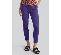 Enorsia Womens Jersey Chino Trousers In Blue Blue