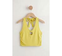 Enorsia Women's Lightweight Jersey Pyjama Tops in Yellow | Size: 14 Enorsia Yellow 14