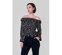 Enorsia Women's Off Shoulder Bardot Top in Black | Size: 14 Enorsia Black 14