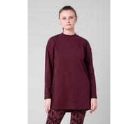 Enorsia Women's Oversize Texture Rib Tops in Red | Size: 14 Enorsia Red 14