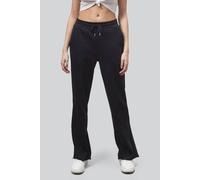 Enorsia Women's Pin Tuck front Jersey Trousers in Black | Size: 8