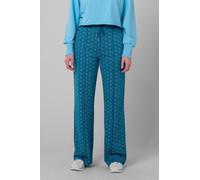 Enorsia Women's Pleated Wide Leg Trouser in Blue | Size: 10 Enorsia Blue 10