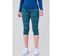 Enorsia Women's Printed Cropped Leggings in Navy | Size: 12 Enorsia Navy 12