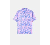 Enorsia Women's Printed Woven Shirt & Shorts Set in Pink | Size: 14 Enorsia Pink 14