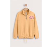 Enorsia Women's Quarter Zip Sweatshirt | in Orange | Size: 10