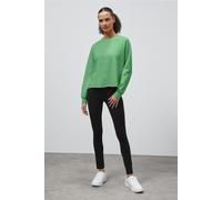 Enorsia Women's Raw Edge Sweatshirt in Green | Size: 16 Enorsia Green 16