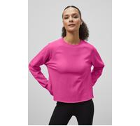 Enorsia Women's Raw Edge Sweatshirt in Pink | Size: 16 Enorsia Pink 16