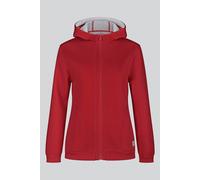 Enorsia Women's Red Reversible Full Zip Hoodie Red