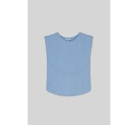Enorsia Women's Ribbed Sleeveless Vest | in Blue | Size: 12