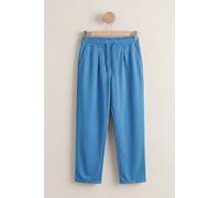 Enorsia Women's Roll-Up Hem Jersey Trousers in Blue | Size: 16 Enorsia Blue 16