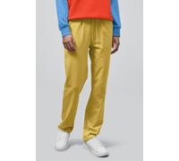 Enorsia Women's Roll-Up Hem Jersey Trousers in Yellow | Size: 14 Enorsia Yellow 14