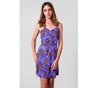 Enorsia Women's Ruched Front Short Cami Nightdress in Blue | Size: 14 Enorsia Blue 14