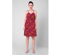 Enorsia Women's Ruched Front Short Cami Nightdress in Red | Size: 14 Enorsia Red 14