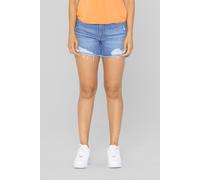 Enorsia Women's Skinny Distressed Hot Shorts in Blue | Size: 16 Enorsia Blue 16