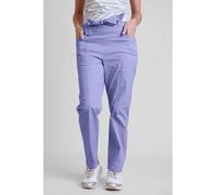 Enorsia Women's Sky Blue 100 % Cotton Trousers | Size: 14 Enorsia Blue 14