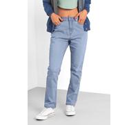 ENORSIA Womens Sky Curve High Rise Straight Jeans - 10 - 79% Cotton, 18.8% Polyester, 2.2% Elastane - Sky