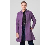 Enorsia Women's Slim Longline Coloured Jacket in Purple | Size: 12
