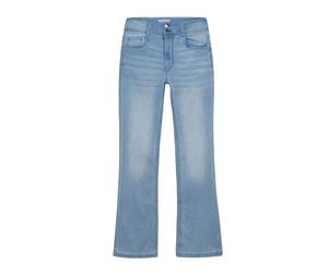 Enorsia Womens Slim Shape Boot Cut Jeans with Stretchy and Super Soft Denim Fabric, 5 Pockets, Double Button Fastening and Zip Fly Closure (Light Blue,12)