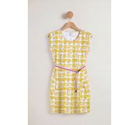 Enorsia Women's Soft Jersey Belted Printed Tops in Yellow | Size: 18 Enorsia Yellow 18