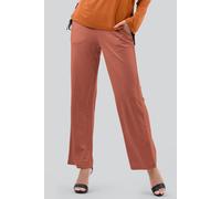 Enorsia Women's Straight Leg Trousers in Orange | Size: 12 Enorsia Orange 12