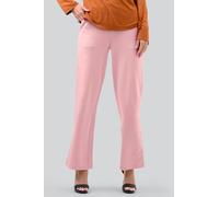 Enorsia Women's Straight Leg Trousers in Pink | Size: 18 Enorsia Pink 18