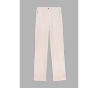 Enorsia Women's Straight Leg Trousers in White | Size: 14 Enorsia White 14