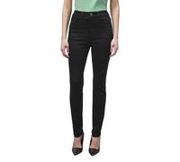 Enorsia Womens Super Stretch Skinny Black Jeans - Ultra-Soft Fabric, Regular Length for Daily Wear, Best Recovery Fit, Classic Shiny Trims (UK, Numeric, 12, Regular, Regular, Black)