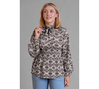 Enorsia Women's Tie Neck Relax Fit Blouse in Off-White | Size: 10 Enorsia Off-White 10