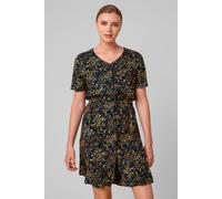 Enorsia Womens V-Neck Button Front Tops In Green Green