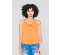 Enorsia Women's V Neck Vest | in Orange | Size: 12