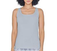 Enorsia Womens Vest with 100% Cotton Strap Vest with Square Neck Perfect for Gym (14, Grey)