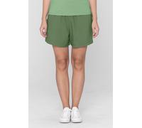 Enorsia Women's Viscose Elasticated Waist Boxy Shorts in Green | Size: 18 Enorsia Green 18