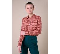 Enorsia Women's Viscose Formal Shirt in Red | Size: 16 Enorsia Red 16