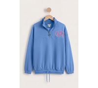 Enorsia Women's Women's Quarter Zip Sweatshirt in Blue | Size: 8 Enorsia Blue 8