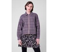 Enorsia Women's Yarn Dyed Check Cropped Jacket | Size: 12