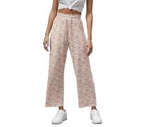 Enorsia Womens Zebra Print Straight Leg Trousers with Elasticated Waist, Drawstring, Straight Fit, Allover Printed and Soft Fabric (Nude, 12)