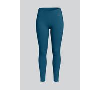 Enorsia Zip Hem Leggings In Blue Blue