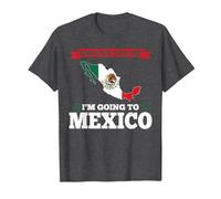 Enough for me I'm Going to Mexico Mexico T-Shirt, Men, Dark Heather Grey, 4X-Large