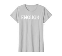 Enough Human Rights Peaceful Protest Rally March Men Women T-Shirt, Women, Silver Grey, Medium