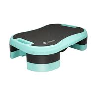 Enovi Basic Steppers for Exercise at Home, Aerobic Steppers, Exercise Step Platform with Soft cushion and 2 Adjustable Height Risers