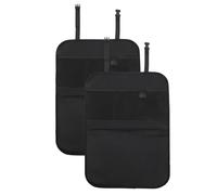 Enovoe Back Seat Protector for Kids-2 Pack with Pocket Organizer-Premium Quality Car Kick Mats-Best Waterproof Protection for Upholstery from Dirt, Mud, Scratches - Extra Large Car Seat Protector