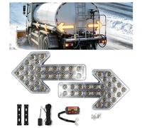 Enpvneer 12V-24V LED Lights Arrow Pilot Light, 35 CM, 208 LED Beads