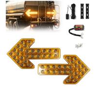 Enpvneer Vehicle LED Arrow Pilot Light, 12V-24V, 208 LED Beads, 35 CM