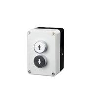 ENRHQENK 1PCS XB2 metal button switch control box start stop industrial identification symbol self-reset circular emergency stop switch(2-02)